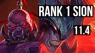 SION vs AATROX (TOP) | Rank 1 Sion, 6/1/14 | KR Challenger | v11.4