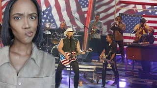 FIRST TIME REACTING TO | TOBY KEITH "COURTESY OF THE RED WHITE AND BLUE" REACTION