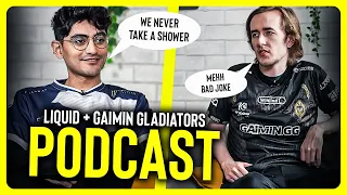 Not showering is the new strat?! 🚫🚿🚫 - Dota 2 Podcast: Team Liquid and Gaimin Gladiators