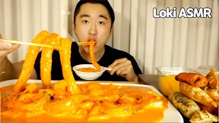 핫!!!한 배떡로제떡볶이 분모자떡볶이 먹방(ft.튀김) ROSE TTEOKBOKKI ASMR MUKBANG