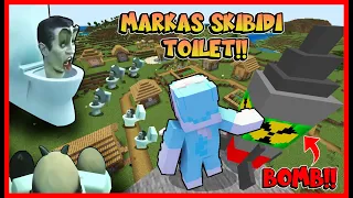 ATUN & MOMON MENGHANCURKAN MARKAS SKIBIDI TOILET !! Feat @sapipurba Minecraft