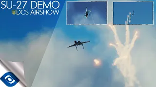 SU-27 Demo - Virtual Ukrainian Air Force - DCS Airshow