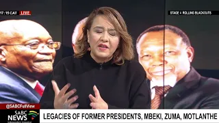 DISCUSSION: Legacies of former presidents Zuma and Mbeki