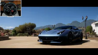 Driving Ferrari F12 | Forza Horizon 5 | Logitech g29 #logitechg29gamplay