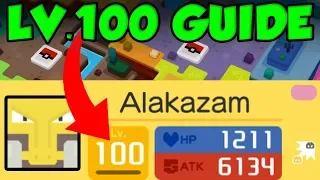 HOW TO GET LEVEL 100 POKEMON In Pokemon Quest! Pokemon Quest Training Guide!