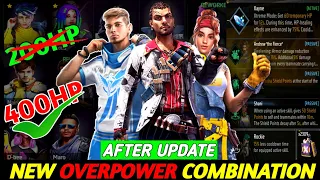 NEW 400HP CHARACTER COMBINATION || After update new best character combination in free fire ||