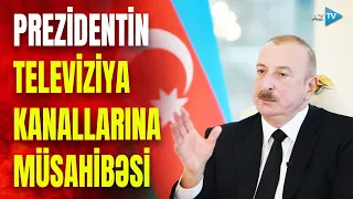 Prezidentin yerli televiziya kanallarına müsahibəsi: dövlət başçısı mühüm mesajlar verir – CANLI