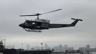 1st Helicopter Squadron Takes off from  West 30th Street Heliport
