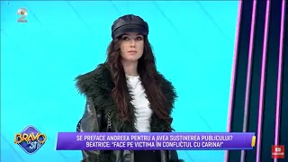 Bravo, ai stil! - Se preface Andreea pentru a avea sustinerea publicului? ,,Face pe victima.."