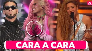 CARA A CARA: Así fue la Presentación de Karol G, Anuel lo vio todo, Shakira y Karol ganan con TQG