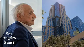 Frank Gehry gives a tour of the $1-billion mixed-use complex, the Grand