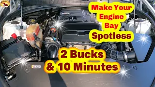 HOW TO CLEAN YOUR ENGINE--NO WATER NO SCRUBBING