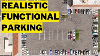 How to build a REALISTIC FUNCTIONAL parking lot in Cities: Skylines | RURAL CANADA EH