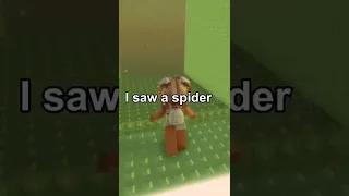 I do not understand how people are not afraid of spiders🕸 (roblox toh)