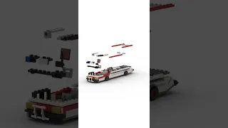 Lego MOC -TTC Bus Vehicle - Digital Speed Build #shorts