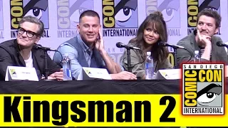 KINGSMAN: THE GOLDEN CIRCLE | Comic Con 2017 Full Panel (Channing Tatum, Taron Egerton, Colin Firth)