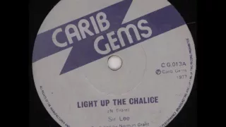 Sir Lee - Light Up The Chalice + Dub - 12" Carib Gems 1977 - MEDITATION ROOTS 70'S DANCEHALL