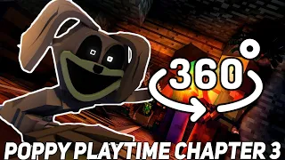 360° VR Poppy Playtime Chapter 3 - Minecraft Animation (Scary room)