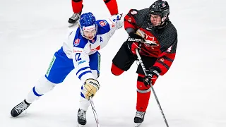 Highlights from Canada East vs. Slovakia at the 2023 World Junior A Hockey Challenge