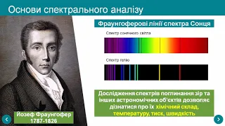 Види спектрів. Основи спектрального аналізу