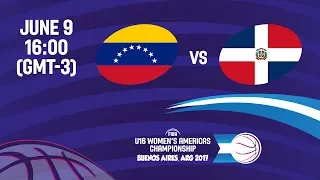 Venezuela vs Dominican Republic - Group A - FIBA U16 Women's Americas Championship