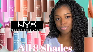 New N.Y.X This Is Milky Gloss Review - Try on + Swatches + Lip Combos