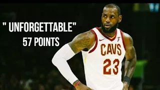 Lebron James (57 Points) vs Wizards ~ 2017 HD