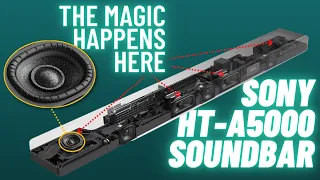 Atmos soundbar with upward firing Atmos speakers and so much bass!
