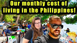 Our monthly cost of living in the Philippines!  Digital Nomads give honest prices and information!