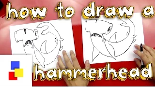 How To Draw A Hammerhead Shark