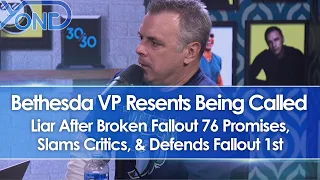 Bethesda VP Resents Being Called Liar After Broken Fallout 76 Promises, Slams Critics, Defends FO1ST