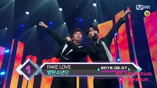 180607 Top in 1st of May, 'BTS’ with 'FAKE LOVE', Encore Stage! (in Full) M COUNTDOWN EP.573