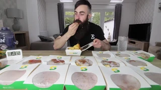 THE 12,000 CALORIE SUBWAY SAVER MENU CHALLENGE | BeardMeatsFood