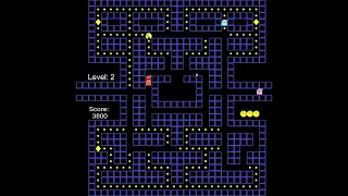 Pacman Game made in Unity