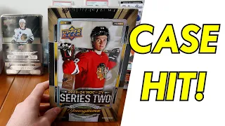 MAKING HISTORY! 2023-24 Upper Deck Series Two - hobby box break! CASE HIT