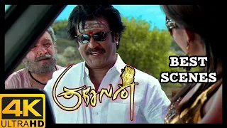 Kuselan Tamil Movie 4K | Best Scenes Compilation | Rajinikanth | Nayanthara | Pasupathi | Meena