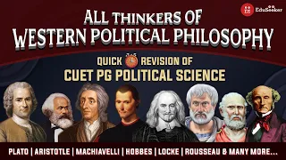 Complete Revision of Western Political Philosophy | CUET PG Political Science