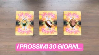 SBIRCIA NEL FUTURO! COSA ACCADRA' NEI PROSSIMI 30 GIORNI? 🔮Tarocchi Interattivi ⭐️ Scegli una carta!