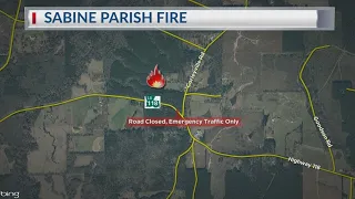 Sabine Parish Sheriff's Office: Residents near forest fire 'should be prepared to evacuate'