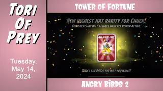 Angry Birds 2 Tower of Fortune!  Blue's and Chuck's Nautical Hat Set!