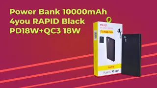 Powerbank 4you Rapid 10000mAh