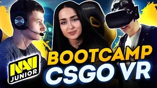 NAVI Junior vlog: Bootcamp matches, CS:GO in VR