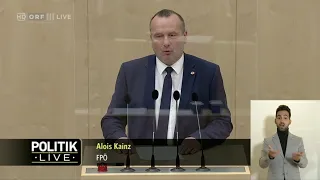 Alois Kainz - Budget 2021 - (Oberste Organe, BKA, Öff. Dienst, Sport) - 17.11.2020