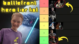 Star Wars Battlefront II: All Heroes RANKED! from WORST to BEST (SW: BF2 Tier List)