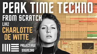 Charlotte De Witte Style Techno From Scratch Tutorial ( Ableton Live project download )