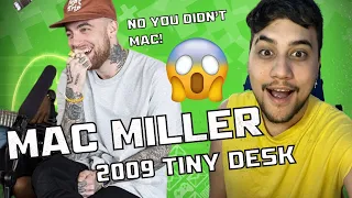 First Reaction to "Mac Miller  - Tiny Desk Concert 2009" DUDE!!!