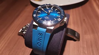 ORIS AQUIS DATE CALIBRE 400, NEW, 2024 RELEASES, BLUE DIAL