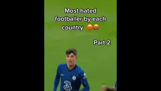 Most hated footballer by each country🤬