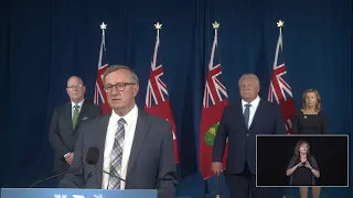 Premier Ford makes an announcement at Queen's Park | September 17