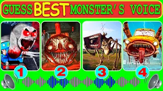 Guess Monster Voice Spider Thomas, Choo Choo Charles, Megahorn, Car Eater Coffin Dance